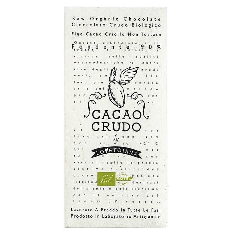 Fondente Bio 90% - Cacao Crudo 50gr